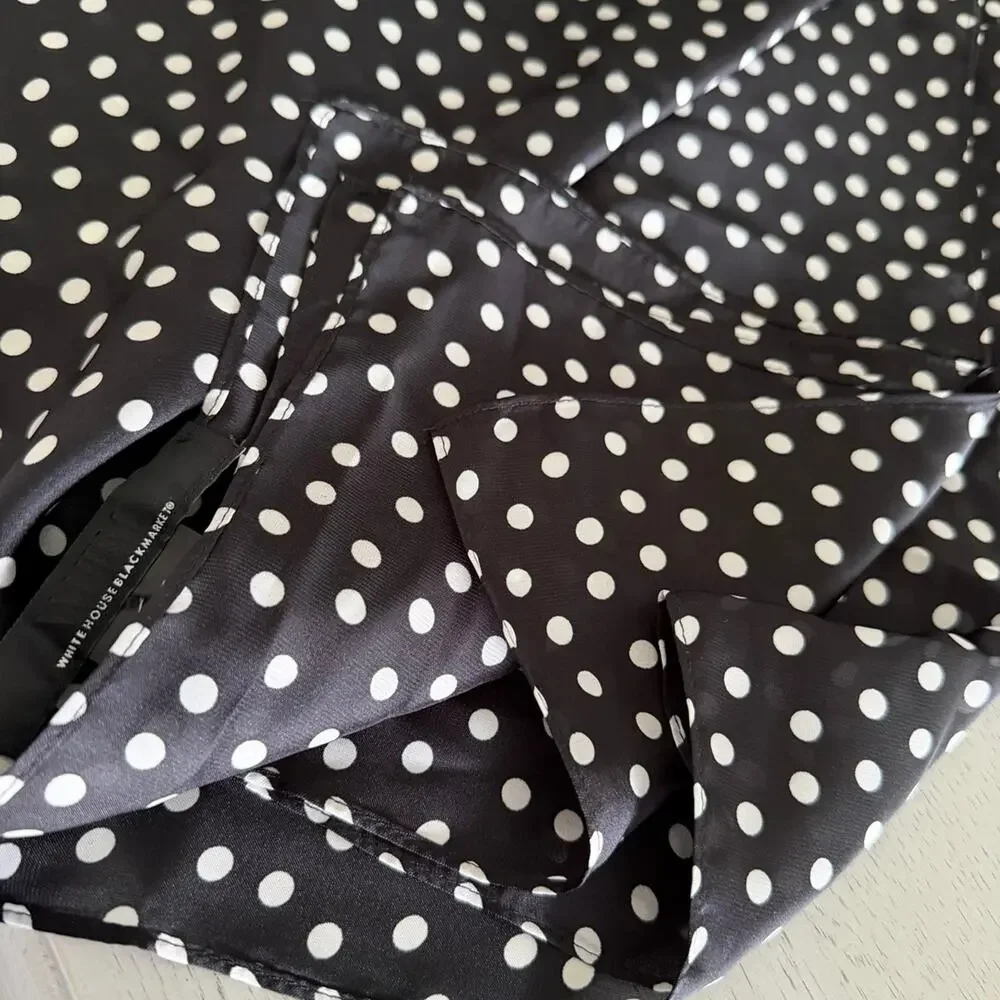 Millie Dot Square Scarf from White House Black Market. NWT